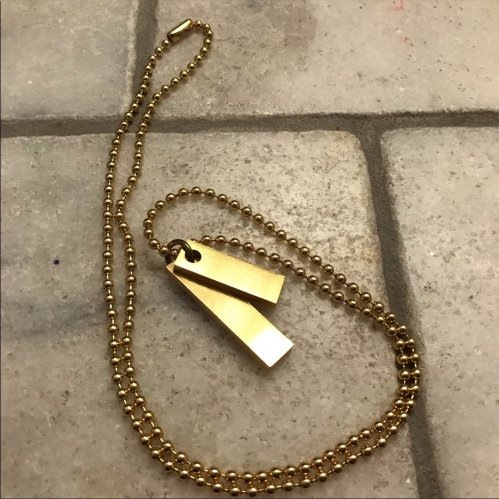 Aldo Gold tone necklace